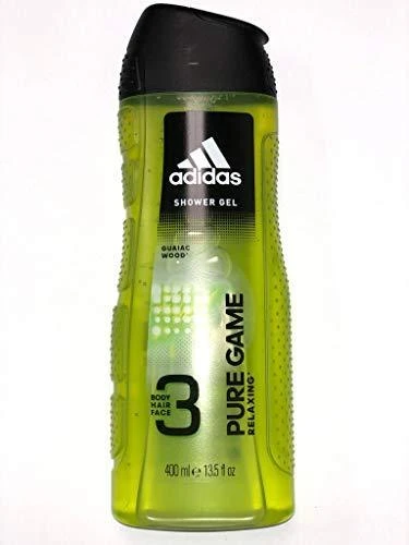 Adidas Pure Game Body Hair & Face Dušo želė dušo gelis vyrams, 400 ml