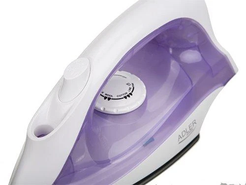 Lygintuvas | Adler | AD 5019 | With cord | 1600 W | Vanduo tank capacity 100 ml | Continuous steam 10 g/min | Violet/Baltas
