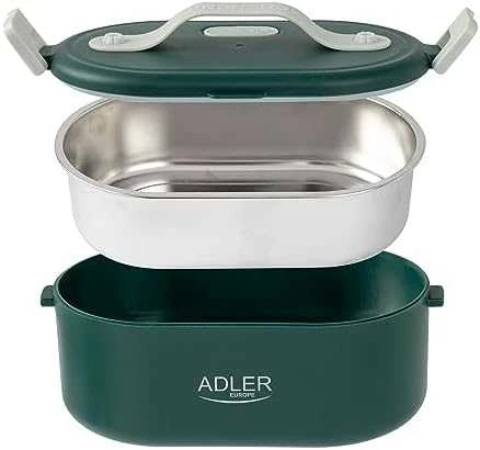 Adler | Heated Food Container | AD 4505g | Capacity 0.8 L | Material Nerūdijantis plienas/Plastic | Žalias