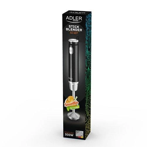 Adler | Maišytuvas | AD 4617 | Hand Maišytuvas | 300 W | Greičių skaičius 1 | Juodas