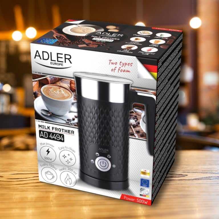 Adler | AD 4494 | 500 W | Pieno plakiklis | Juodas