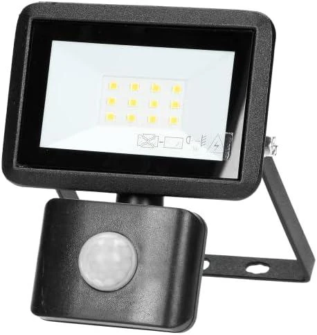 Orno FARO S LED prožektorius su PIR 50W, 4000lm, IP44, 4000K, aliuminis + stiklas