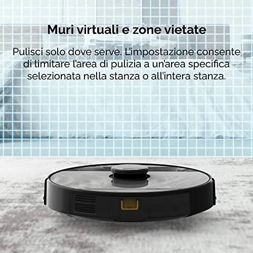 Dulkių siurblys - robotas Aeno RC3S, Juodas