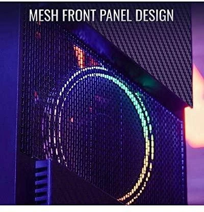 Aerocool Menace Saturn FRGB „Midi Tower“ Juoda