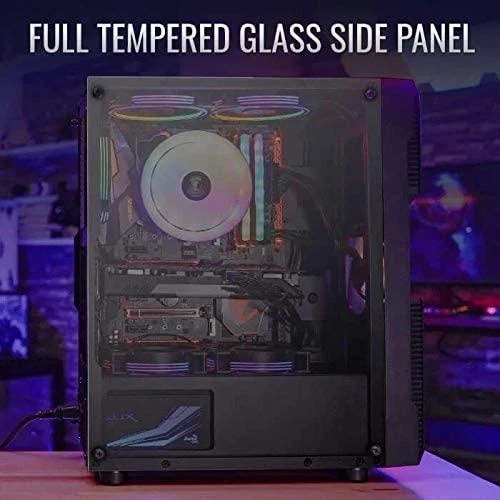 Korpusas AEROCOOL PGS MENACE SATURN RGB-G-BK-v1