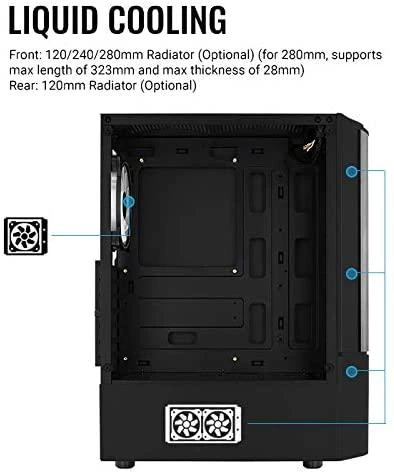 Aerocool Quantum v3 TG juodas ATX ACCM-PV30133.11