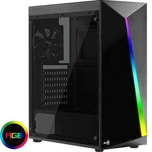 Korpusas Aerocool PGS SHARD RGB AEROPGSSHARDRGB-BK (ATX, Micro ATX, Mini ATX, juodos spalvos)