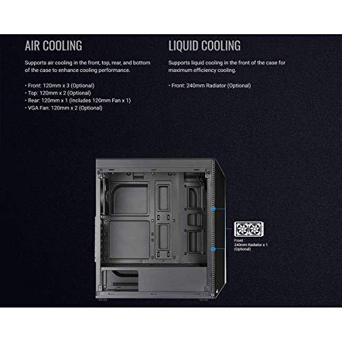 Korpusas Aerocool PGS SHARD RGB AEROPGSSHARDRGB-BK (ATX, Micro ATX, Mini ATX, juodos spalvos)