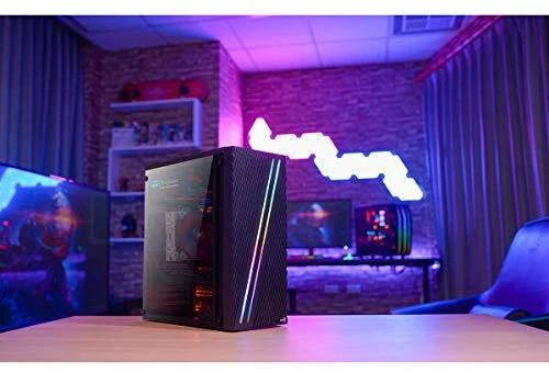 AEROCOOL AEROPGSSTREAK-A-BKRG kompiuterio dėklas ATX Aerocool STREAK RGB USB 3.0 – DVIGUBA RGB JUOSTA 1x80mm VENTILIATORIUS