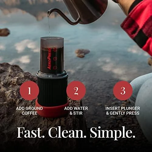 Aeropress Go kelioninis kavos presas