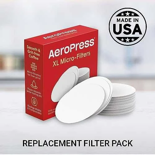 AeroPress XL popieriniai filtrai su pakuote
