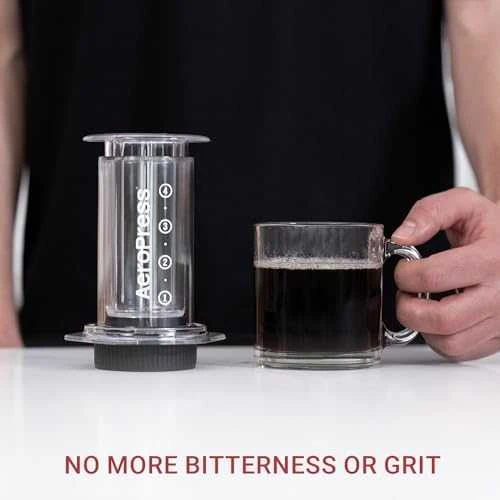 AeroPress Flow Control Lašelinis Cap Kavos aparatas cover Juodas