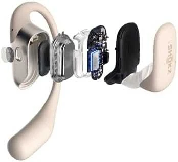 Ausinės Shokz OpenFit, Smėlio spalvos