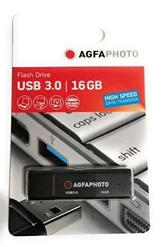 AgfaPhoto USB 3.0 juodas 16GB