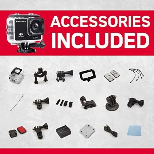 AgfaPhoto Agfa Photo AC9000 Realimove Cam 4K Juodas