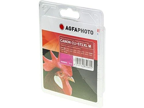 AgfaPhoto AgfaPhoto Patrone Canon APCCLI571XLM rašalas. CLI-571XLM purpurinė perdirbta