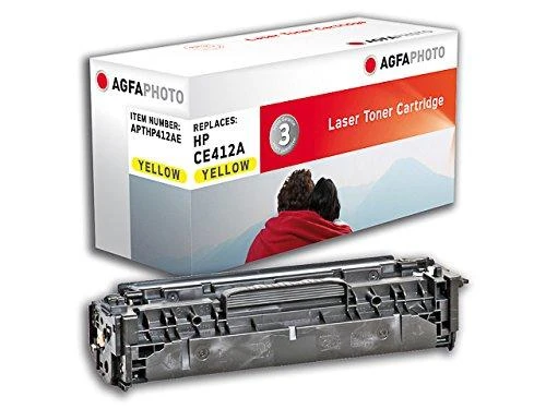AgfaPhoto HP Laserjet PRO 300, CE412A, perdirbta kasetė