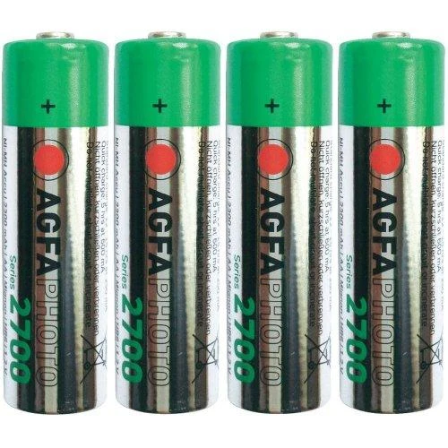 AgfaPhoto 2700 mAh AA baterijų komplektas