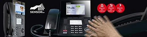 Telefonas Agfeo AGFEO Systemtelefon ST56 IP SENSORfon juodas