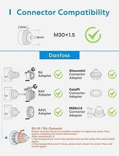 Išmanusis termostato vožtuvas Meross MTS150HK