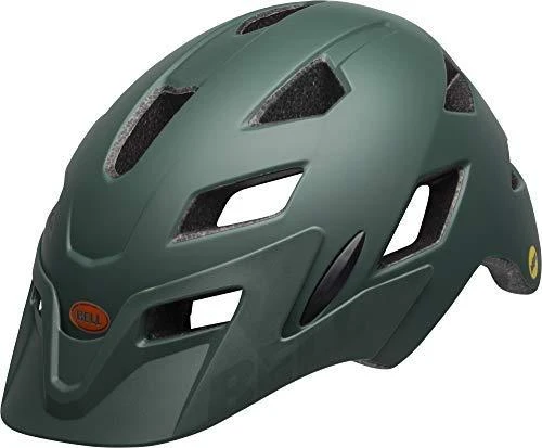 Bell Baby helmet Sidetrack Matte tamsiai žalia oranžinė. Universalus (47-54 cm) (BEL-71018)