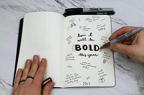 Sharpie smulkūs juodi markeriai (24 vnt. dėžutėje) - 2077128