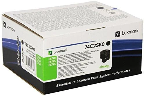Lexmark 74C2SK0 Lazerinė kasetė, Juoda
