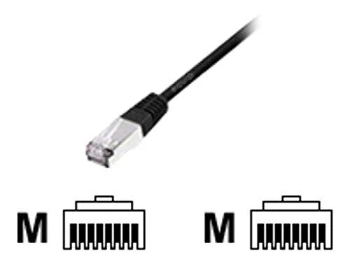 Equip Patchcord, Cat6, S/FTP, HF, 3m, juoda (605592)
