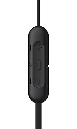 Belaidės į ausį įdedamos ausinės Sony WI-C200B, juodos