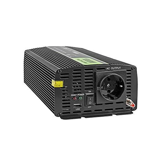 Green Cell Žalias Cell Automobilinis įtampos keitiklis Žalias Cell ® 12V do 220V, 1000W/2000W