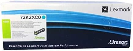 Lexmark 22K grąžinimo programa 72K2XC0 dažų kasetė, žalsvai mėlyna
