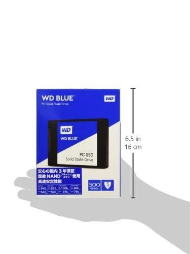 SanDisk WD Mėlyna 500GB SATA3 SSD diskas