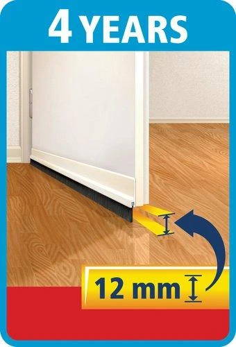 TESA USZCZELKA SZCZOTKOWA POD DRZWI 1m x 37mm BRĄZ