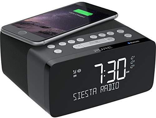 Pure Siesta Charge Radiosveglia Con Carica Wireless - DAB/DAB+, FM, Bluetooth, USB, 40 Stazioni