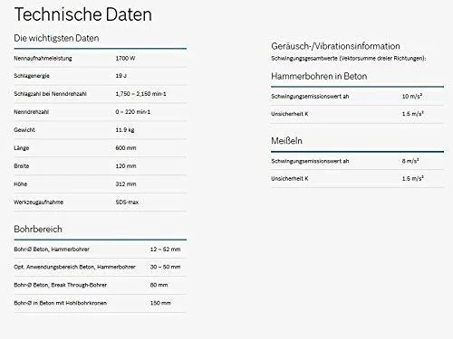 Bosch GBH 12-52 DV Perforatorius