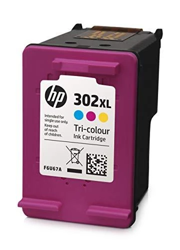 Hewlett Packard (HP) HP 302XL Tri-color (F6U67AE) Rašalinė kasetė, CMY