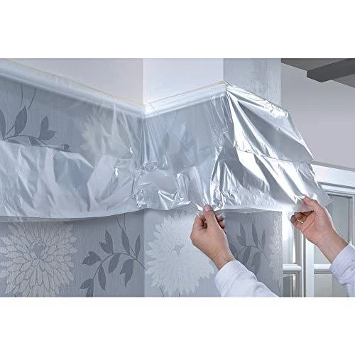 Tesa Folia Apsauginė plėvelė nuo purslų su „Malar.easycover“ universalia juosta, 33 m: 550 mm