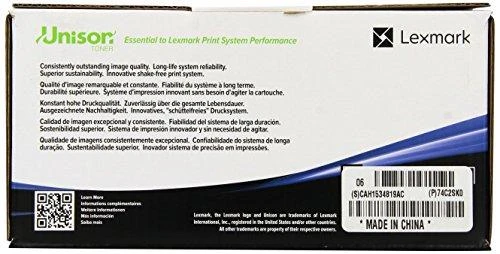 Lexmark 74C2SK0 Lazerinė kasetė, Juoda