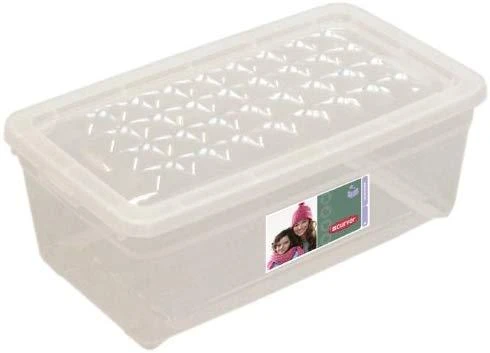 Daiktadėžė CURVER, 5,7 l, skaidri, 34,3×19,5×12,5 cm