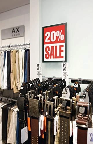 Rėmelis bukletams Durable, A4, 1 vnt. prisiklijuojantis, juodos spalvos