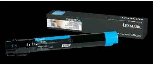Lexmark X950X2CG | X95x Cyan Extra High Yield dažų kasetė (22K) | Kasetė | Žydra spalva
