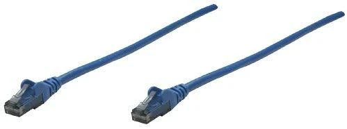 Mėlyna INTELLINET UTP LAN Cat6, kabelis, pleistras, 1.0m, mėlynas, 342575