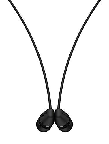 Belaidės į ausį įdedamos ausinės Sony WI-C200B, juodos