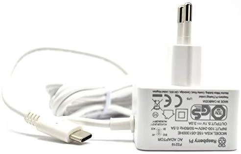 Raspberry Pi 4 oficialus maitinimo šaltinis USB-C 5.1V 3A - baltas