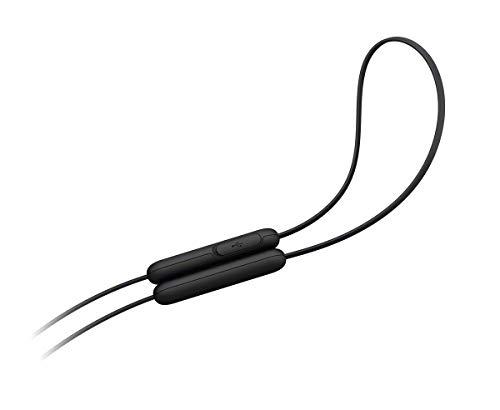 Belaidės į ausį įdedamos ausinės Sony WI-C200B, juodos