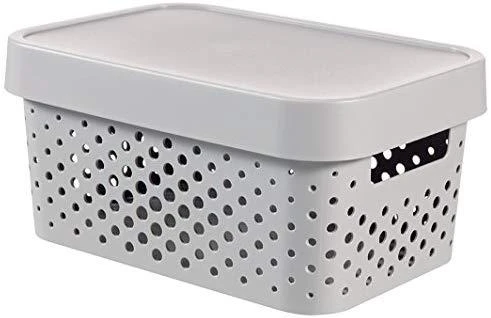Daiktadėžė CURVER, 4,5 l, pilka, 27×19×12 cm