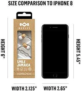 Ausinės Marley Earbuds Smile Jamaica, su mikrofonu, vario spalvos
