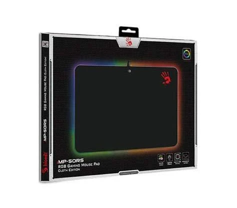 A4Tech A4TPAD46015 pelės kilimėlis A4Tech BLOODY RGB MP-50RS (35,8x25,6x0,26) cm