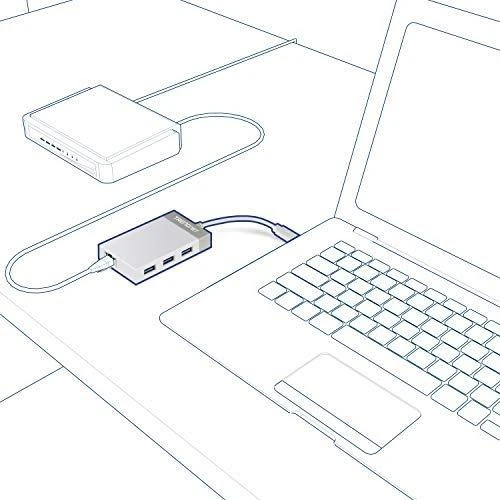 HUB USB TRENDnet 1x RJ-45 + 3x USB-A 3.0 (TUC-ETGH3)