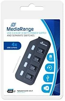 HUB USB MediaRange 4x USB-A 3.0 (MRCS505)